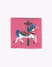 Carousel Horse | Geweven naailabel