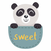 Panda -  Pocket Fun Kleding Transfer