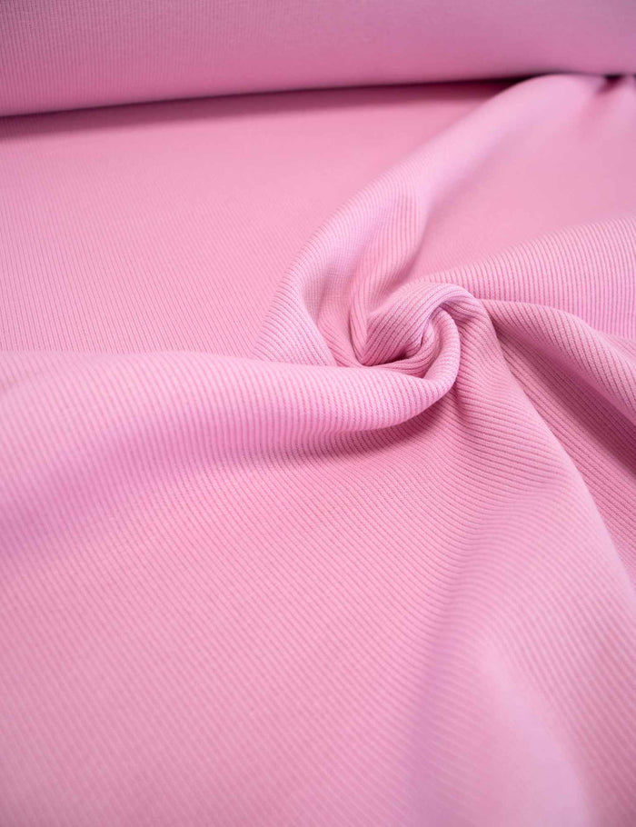 Pink Pearl | 2x1 Rib Boordstof | 125cm breed