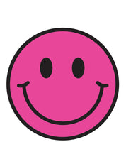 Pink Punch Smiley | Strijktransfers