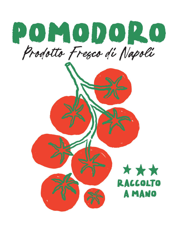 Pomodoro - Hand Drawn – Strijktransfer