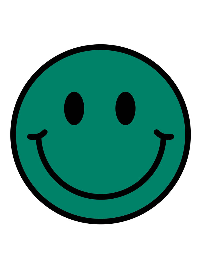 Transfert textile Smiley Power Green