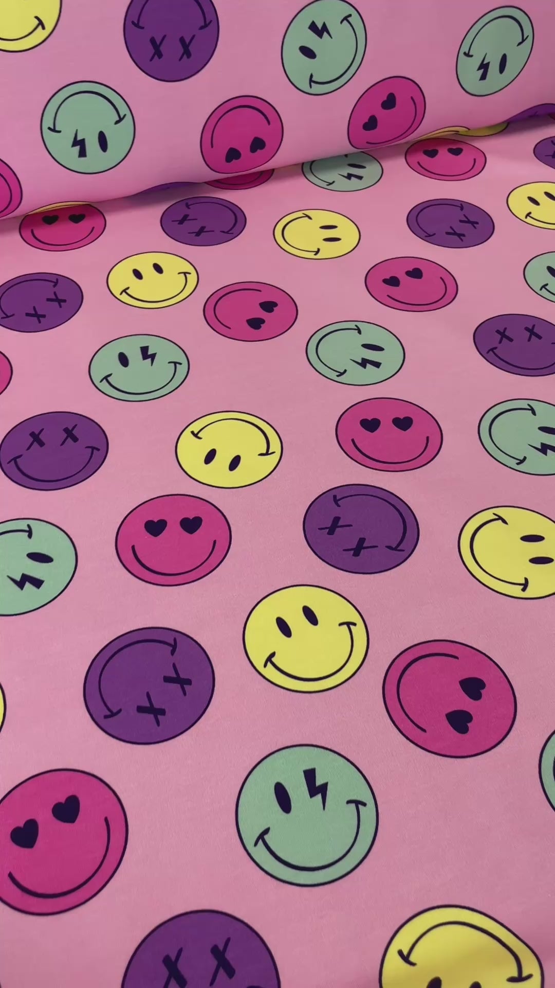 Mixed Moods Pink Pearl | French Terry | 170 cm breit