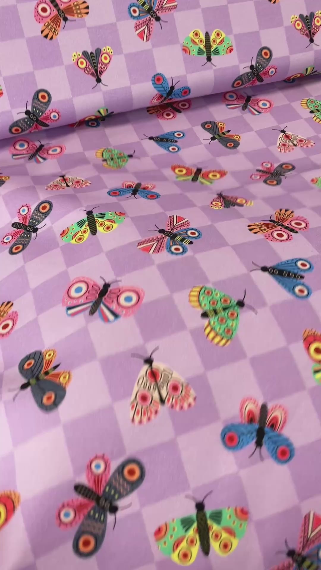 Butterfly Lilalicious | French Terry | 170 cm breed