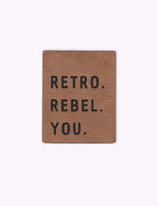 Retro. Rebel. You. | Kunstleren label
