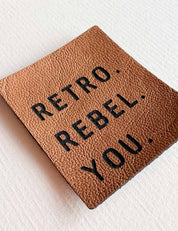 Retro. Rebel. You. | Kunstleren label