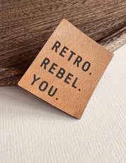 Retro. Rebel. You. | Kunstleren label