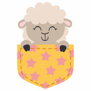 Schaap -  Pocket Fun Kleding Transfer