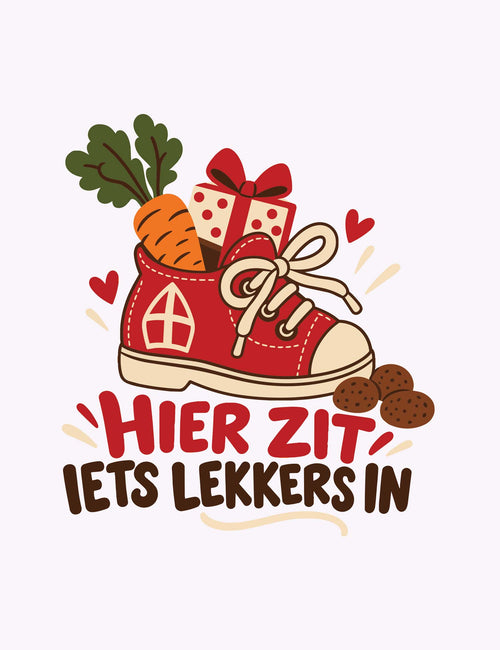 Schoentje vol lekkers | Sinterklaas Strijktransfer