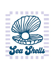 Sea Shells - Saltwater Stories | Strijktransfer