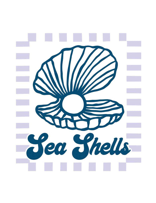 Sea Shells - Salzwassergeschichten | Bügelbild