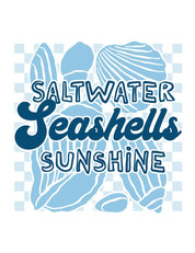 Saltwater Seashells Sunshine - Saltwater Stories | Strijktransfer