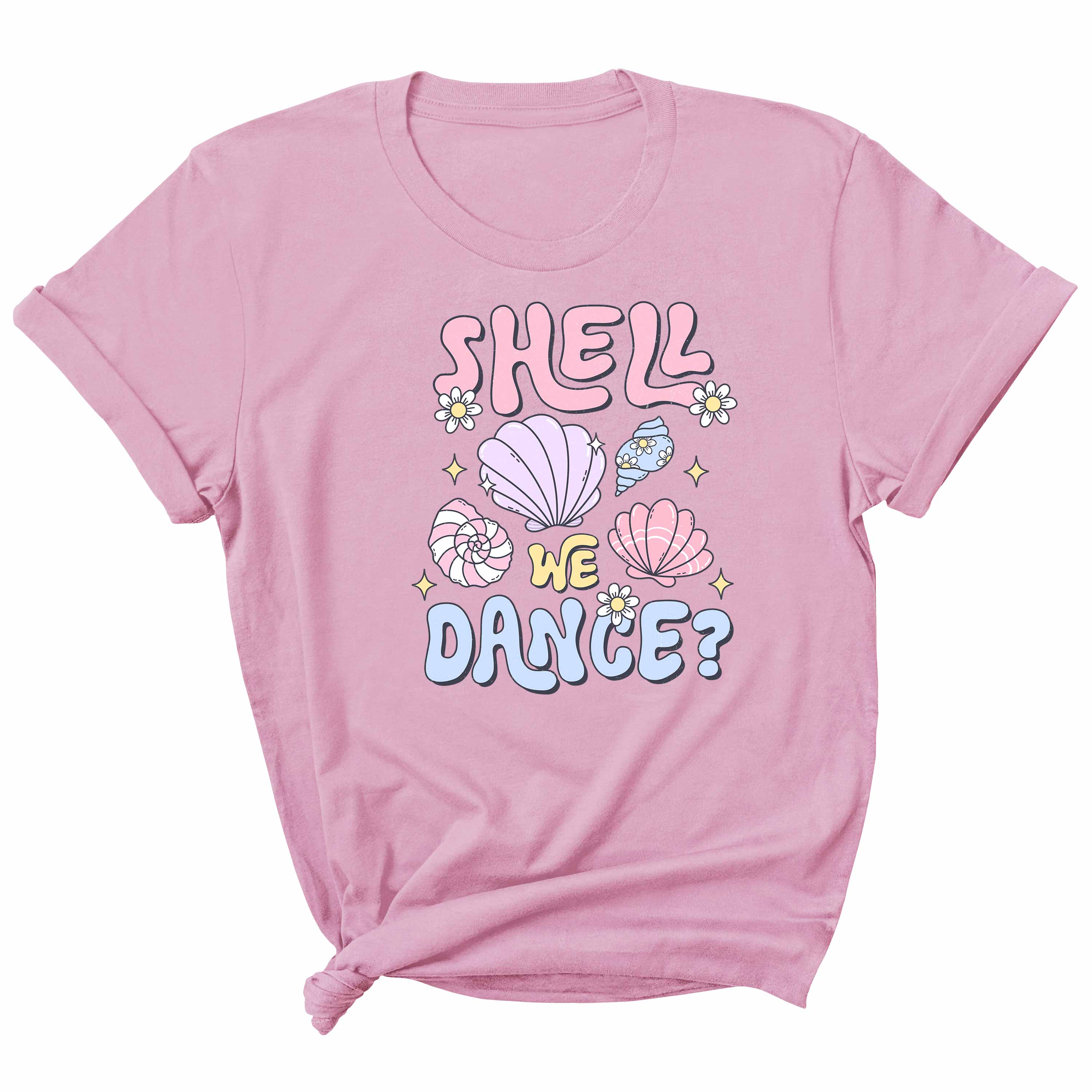 Shell we Dance -  Pink Summer Kleding Transfer