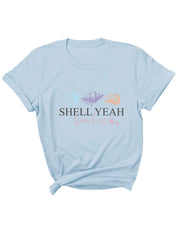 Shell Yeah Beaches - Vintage Summer Kleding Transfers