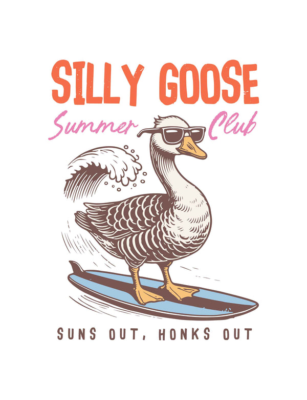 Silly Goose – Summer Goose Club – Strijktransfer