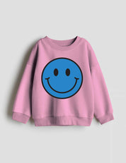 Bold Blue Smiley | Bügelbilder