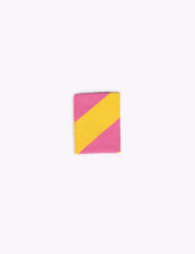Color Pop - Roze & Geel | Geweven naailabel