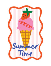 Summer Time - Juicy Summer Club | Strijktransfer