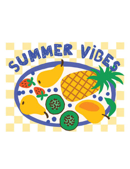 Summer Vibes Plate - Juicy Summer Club – Strijktransfer – overzicht