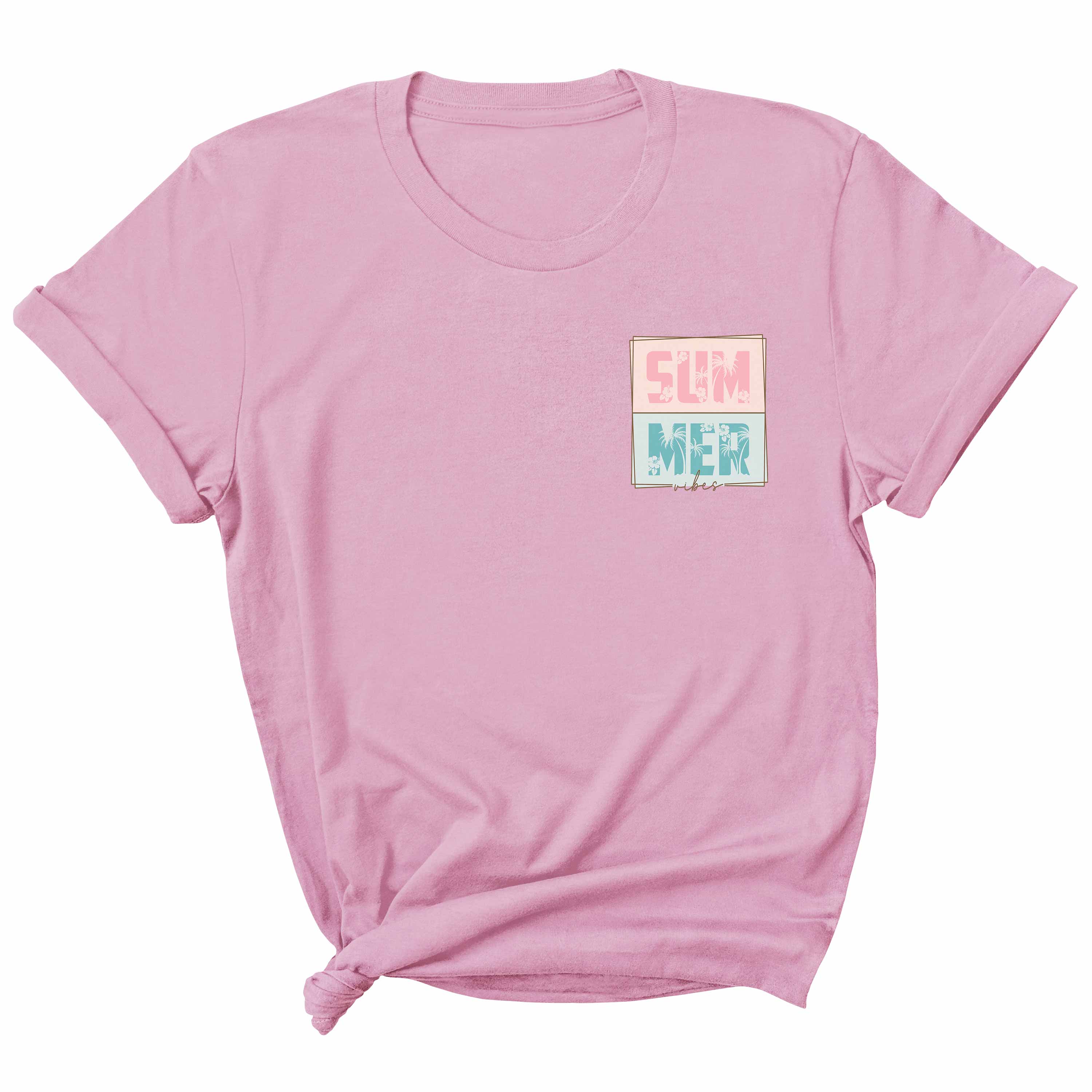 Summer Vibes - Pastel Summer Kleding Transfer