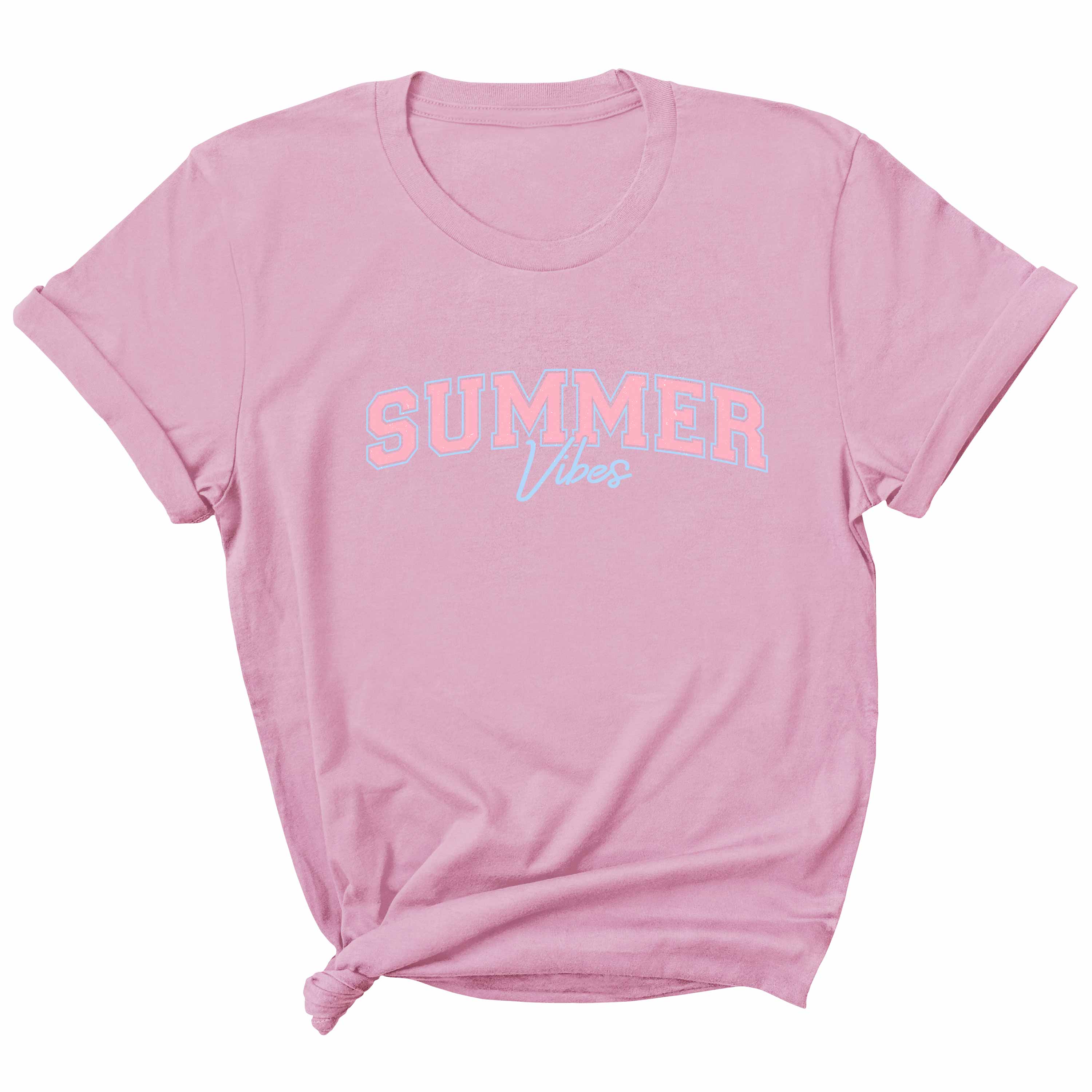 Sommerstimmung - Pinker Sommerkleidungstransfer