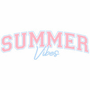 Sommerstimmung - Pinker Sommerkleidungstransfer