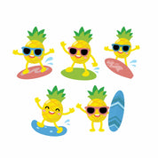Surfing Pineapple -  Fabric Frenzy