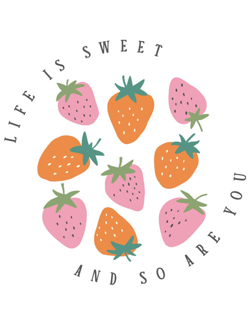 Sweet - Flower | Strijktransfer