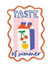 Taste of Summer  - Juicy Summer Club | Strijktransfer