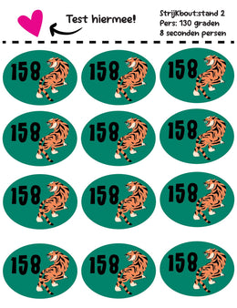 Tiger Green - Carousel Clash – Maatlabels