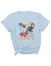 Escape Somewhere Tropical - Vintage Summer Kleding Transfers