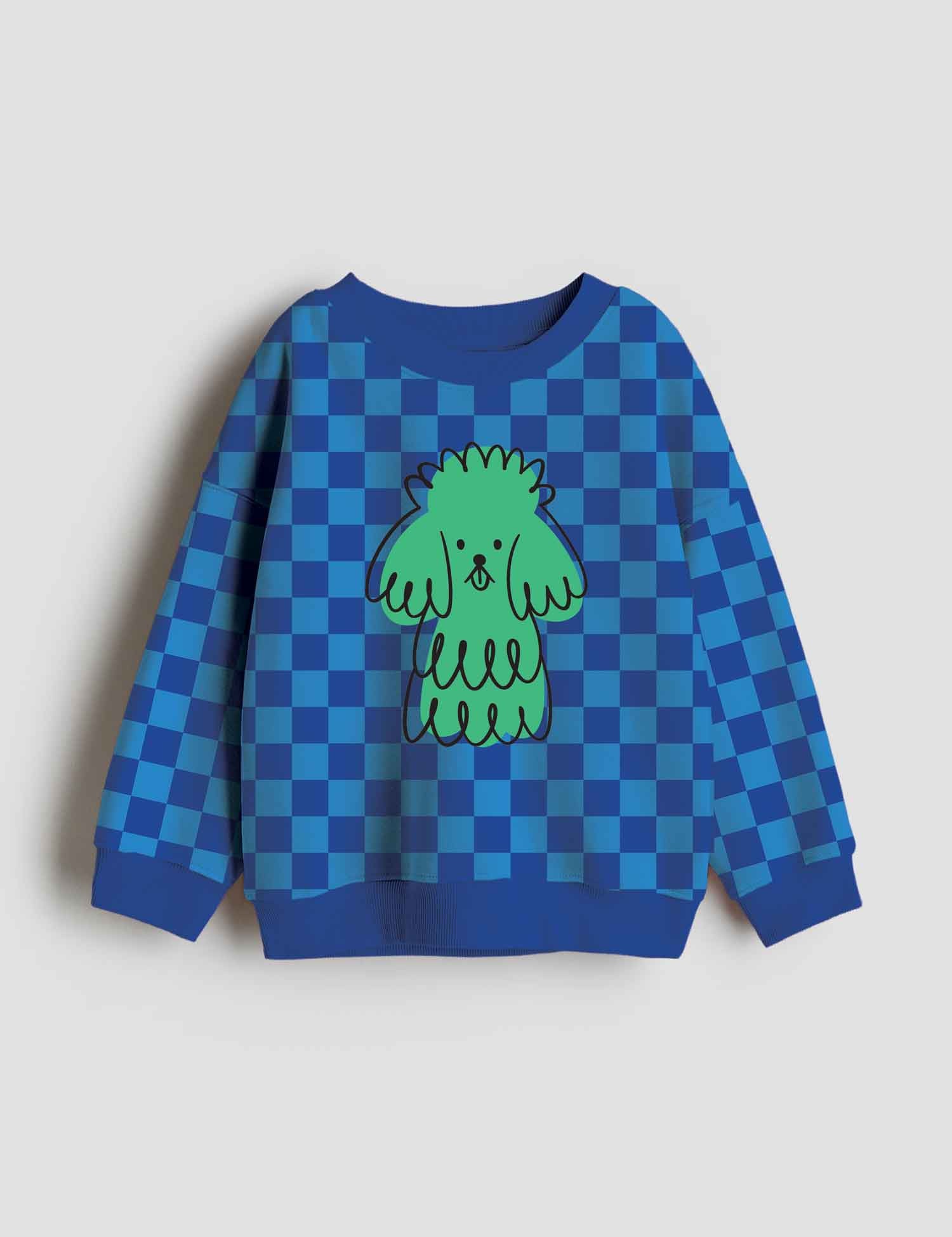 Dog Apple Pop Green | Strijktransfer