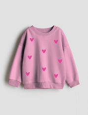 Hearts Pink Punch | All-over transfervel