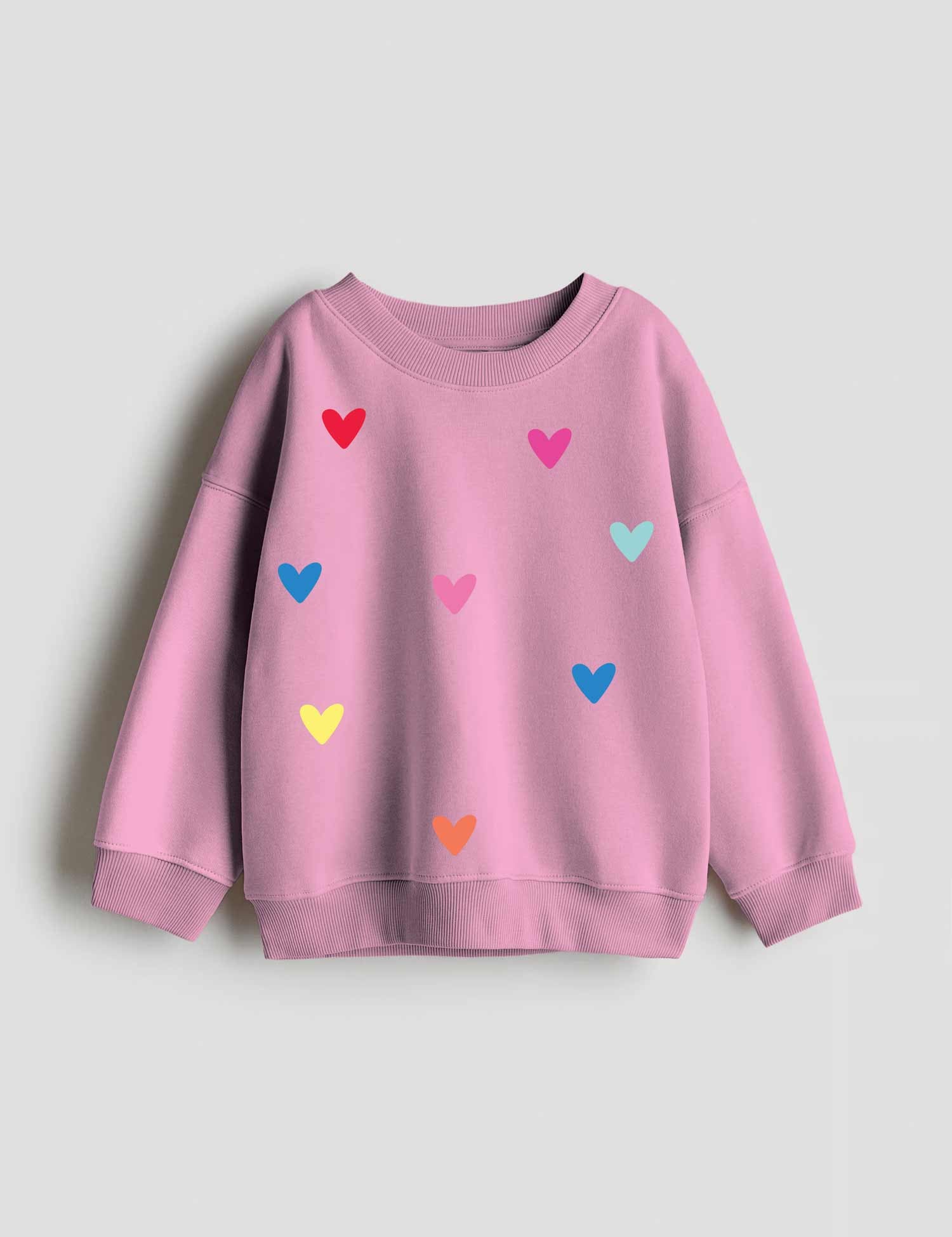 Hearts Rainbow | All-over transfervel