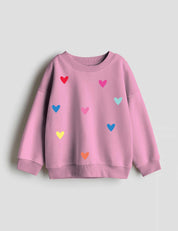 Hearts Rainbow | All-over transfervel