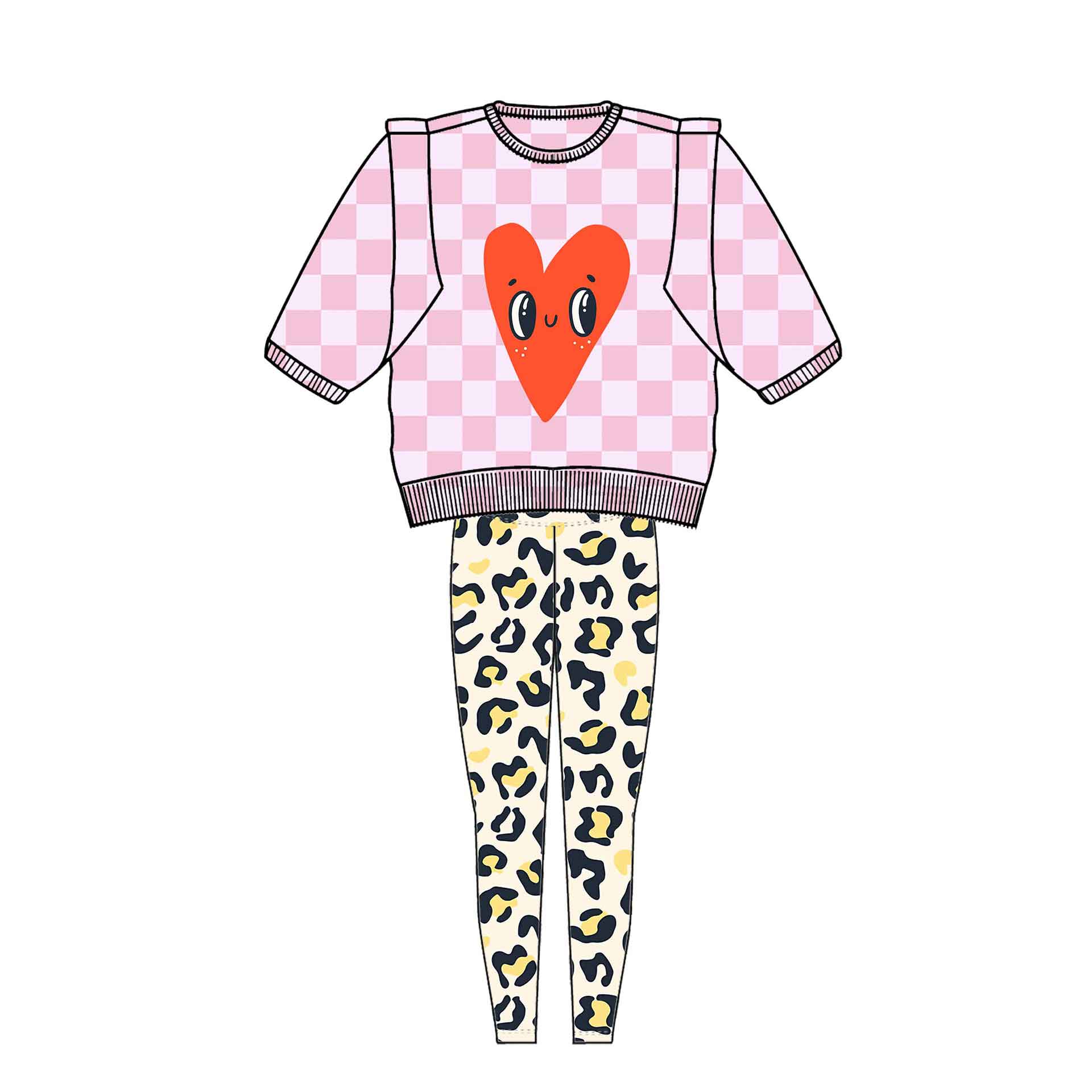 100cm Coupon Tricot Leopard - Happy Lemons