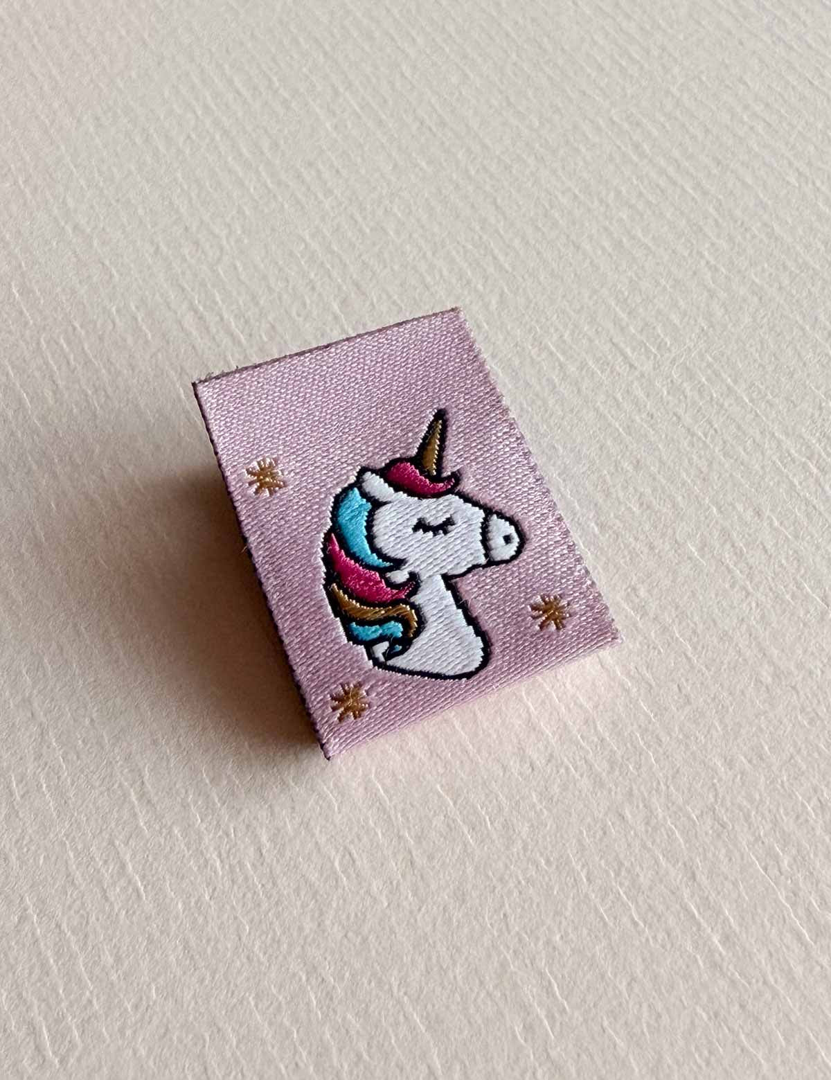 Unicorn | Geweven naailabel