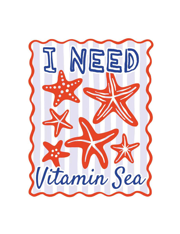 I Need Vitamin Sea - Saltwater Stories – Strijktransfer