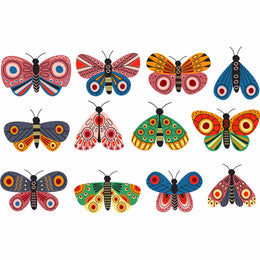 Vlinders – All-over transfervel