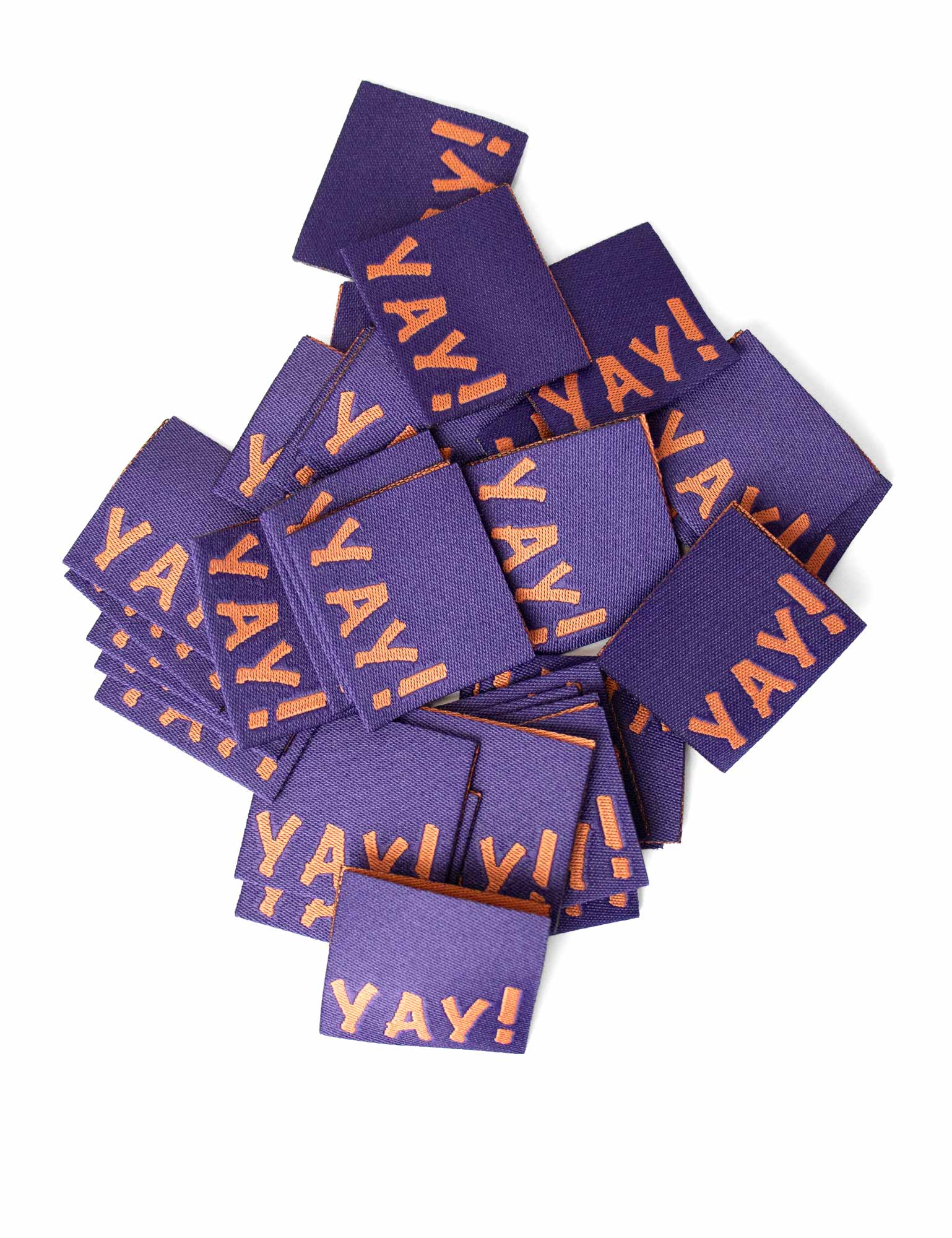 Yay! Geweven Label | Aubergine