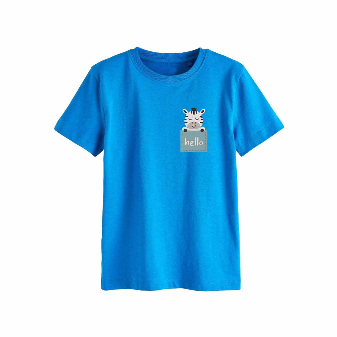 Zebra - Pocket Fun – Strijktransfer – op een T-shirt