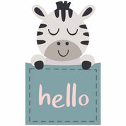 Zebra -  Pocket Fun Kleding Transfer